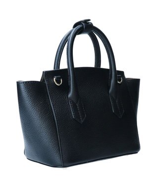 INTER-CHAUSSURES 【Christian Villa】ベーシックスモールハンドバッグ ブラック