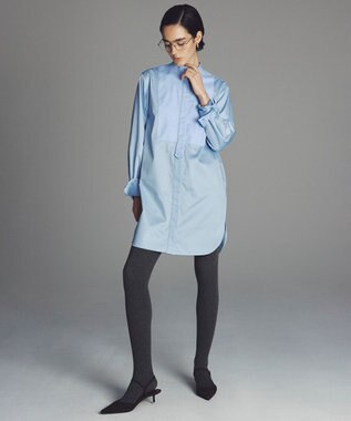 uncrave ブロードクロス ドレスシャツ サックス