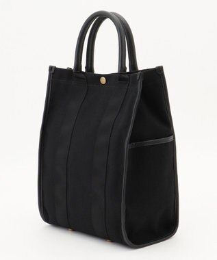 LA BAGAGERIE クラシックタテナガトート ブラック×ブラック