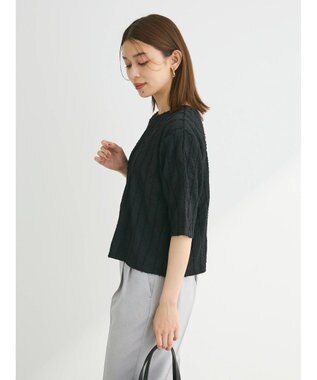 Green Parks ・ＥＬＥＮＣＡＲＥ　ＤＵＥ　ジャカードＴＥＥ Black