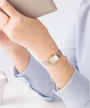 CITIZEN 【ECサイト限定】おしゃれ度の高いグレージュ ハンサムなデザイン 電池交換不要 ウォームゴールド