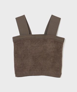 GRACE CONTINENTAL モールニットベアトップ ブラウン