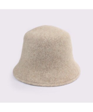 ATRENA 【日本製】FLUFFLY ウールバケットハット ベージュ
