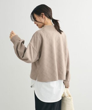 Green Parks ・ＥＬＥＮＣＡＲＥ　ＤＵＥ　エンボスプルオーバー Gray Beige