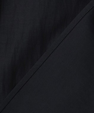 ICB 【WEB限定・洗える】 バンドカラーワンピース ブラック系