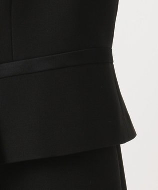 自由区 FORMAL 【襟華やか】エレガント ジャケット＋ワンピース ブラック系