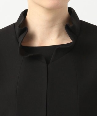 自由区 FORMAL 【襟華やか】エレガント ジャケット＋ワンピース ブラック系