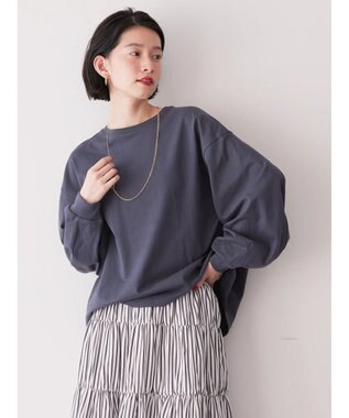 AMERICAN HOLIC 袖ボリュームカットプルオーバー Charcoal Gray