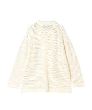 AMERICAN HOLIC 透かし編みニットカーディガン Ivory