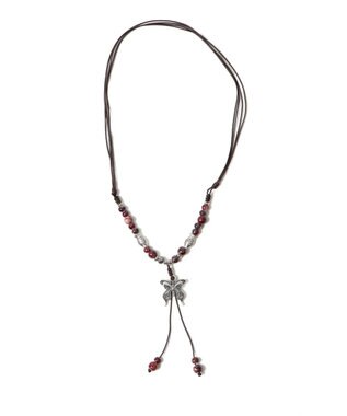 WEGO Lバタフライビーズネックレス 柄2