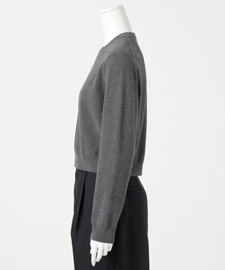 23区 S 【エステータ】クルーネック プルオーバーニット グレー系