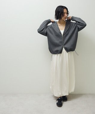 Green Parks ダンボールＺＩＰパーカー Dark Gray
