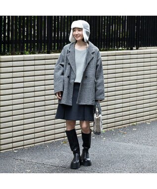 林八百吉商店 un chapeau バスクアビエイター グレー