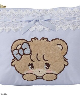 Maison de FLEUR Lil ala mode ポーチ Light Blue