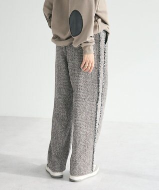 CRAFT STANDARD BOUTIQUE ツイードストレートパンツ Mocha