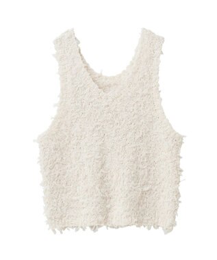 Green Parks ・ｓｗｉｎｇ　ｂｙ　２ｗａｙチュールヤーンベスト Ivory