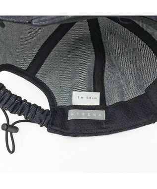 ATRENA R／DENIM CAP デニムキャップ ミックスブラック