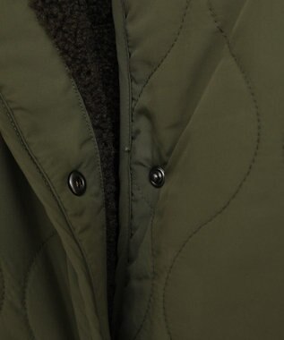 AMERICAN HOLIC 【WEB限定】あったかリバーシブルキルティングコート Khaki