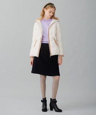 TOCCA HOLIDAY ショートダウンコート アイボリー系