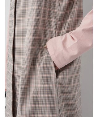 earth music&ecology フロントジップジャンスカ Glen Check