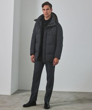 GOTAIRIKU 2年連続売上NO1【仕事で着られる】MINOTECH/ミノテック ドレス ダウンコート グレー系