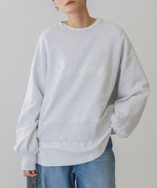 AMERICAN HOLIC チェーン刺繍スウェット Oatmeal