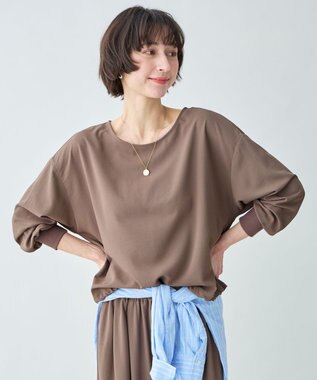 ANY 涼やかDRYブラウス モカ