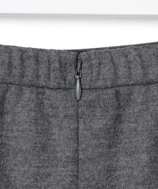 23区 【洗える】ウールミルドジャージー フレアスカート グレー系