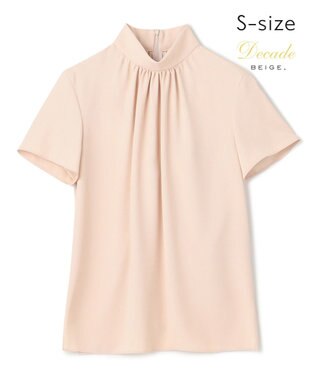 BEIGE， 【S-size】EVA / ハイネックブラウス Nude