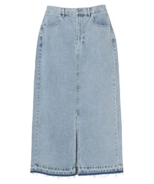 Green Parks ・ＥＬＥＮＣＡＲＥ　ＤＵＥ　デニムロングスカート Light Indigo