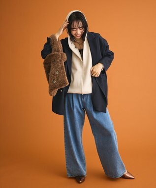 Green Parks ダンボールＺＩＰパーカー Light Beige