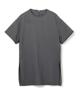 uncrave ドレープツイル Tブラウス ブルーグレー