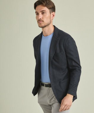 GOTAIRIKU 【ウォッシャブル】ノルマンディーリネン カーディガンジャケット（23年モデル） ネイビー系8