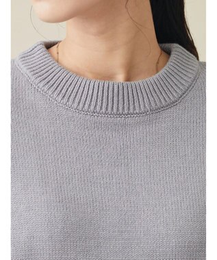 CRAFT STANDARD BOUTIQUE シャツドッキングニットプルオーバー Gray Mixture