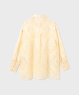 GRACE CONTINENTAL オーナメントオーバーシャツ キナリ