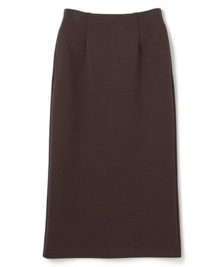 UNFILO 【野呂佳代さん着用】BEAUTY FORM JERSEY Iラインスカート [NEW]ブラウン