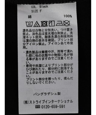 AMERICAN HOLIC フォトプリントカットチュニック Black