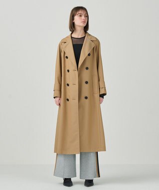 GRACE CONTINENTAL ジャケットレイヤードトレンチ キャメル