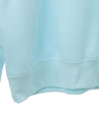 Green Parks 手書きプリントスウェット Sax