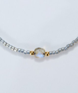 Phoebe ストーンコードブレスレット　グレー/天然石 グレー