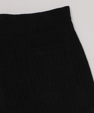 WEGO ジャガードハイウエストタイトショートパンツ ブラック