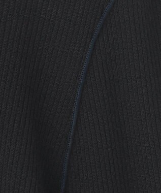 BEIGE， FORD / ハイネックトップス Black×Navy