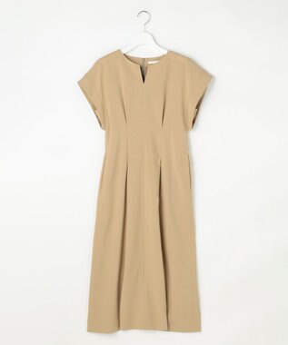 自由区 【ベルト付き】ウーステッドライク ワンピース