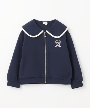 ANY KIDS セーラーカラー ブルゾン ネイビー