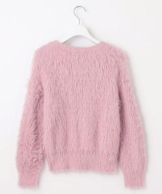 Feroux 【選べる4カラー】ゆるふわシャギー ニット ピンク系