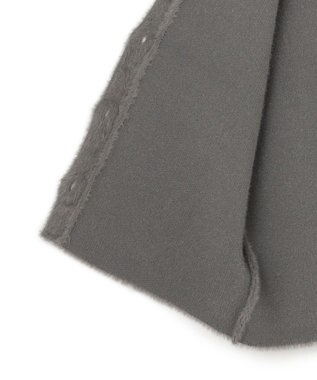 UNFILO L ナイロンシャギー カーディガン ベスト チャコール