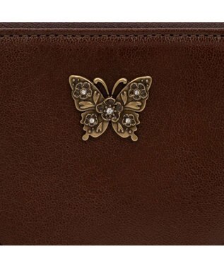 ANNA SUI マチルダ 薄マチ長財布 ブラウン