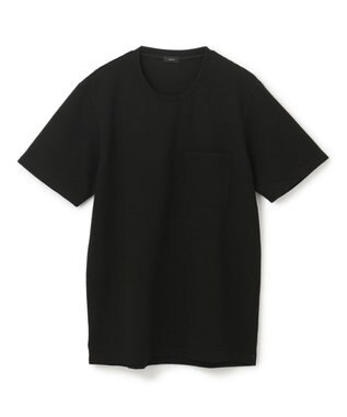 JOSEPH HOMME 【オリジナル素材】ライトタックジャージー クルーネックＴ ブラック系