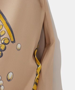 GRACE CONTINENTAL ジュエリーモチーフドレス ベージュ