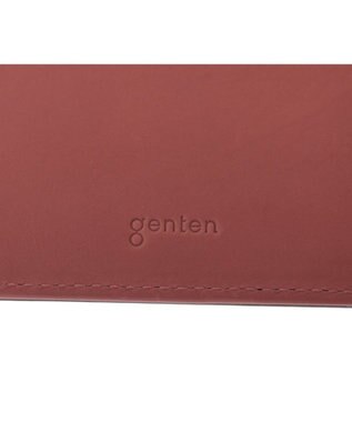 genten カレイド 外ファスナー2つ折り財布 ワイン